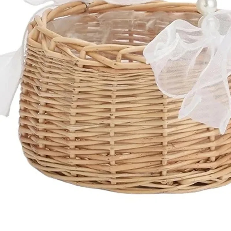 Cesta de Rattan com Alça de Pé - Gardening Tools Girls avaliação e preço